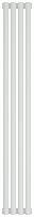 Сунержа 30-0332-1204 Эстет-00 Радиатор отопительный н/ж 1200х180 мм/ 4 секции, матовый белый