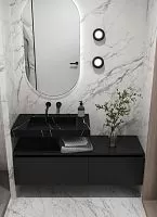 Столешница моноблок 81х45х8 Armadi Art FLAT CALACATTA 859-080-CLCT купить  в интернет-магазине Сквирел