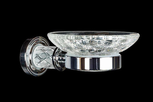 Boheme 10903-CRST- Murano Crystal Мыльница, хром