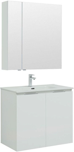Aquanet 00274207 Алвита New Комплект мебели для ванной комнаты, белый купить  в интернет-магазине Сквирел