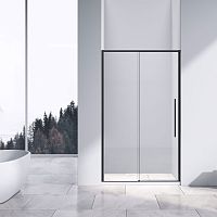Vincea VDS-4SN130CLB Slim-N Душевая дверь 130х195 см, профиль черный/стекло прозрачное