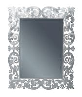 Зеркало с подсветкой 80х100 Armadi Art Caprice 562 поталь серебро