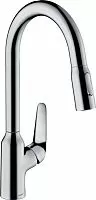 Hansgrohe 71800000 Focus M42 220 Смеситель для кухни, с вытяжным душем, хром