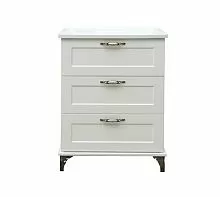 Эстет ФР-00002233 Bali Classic Тумба с раковиной 80х45 см, напольная, 3 ящика, белая купить  в интернет-магазине Сквирел