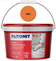 Plitonit COLORIT Premium охра, 2 кг Цементная затирка