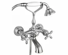 Timo 0144Y silver cross Ritz Смеситель для ванны, матовый хром