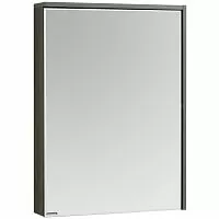 Акватон 1A231502SXC80 Стоун Зеркальный шкаф 60х83 см, грецкий орех купить  в интернет-магазине Сквирел