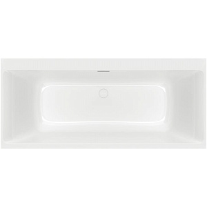 Villeroy & Boch UBQ170SBW2DV-01 Subway 3.0 Ванна квариловая 170х75 см, слив/перелив + ножки, альпийский белый (White Alpin)