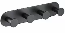 Вешалка Timo Saona Black 13015/03 четыре крючка купить  в интернет-магазине Сквирел