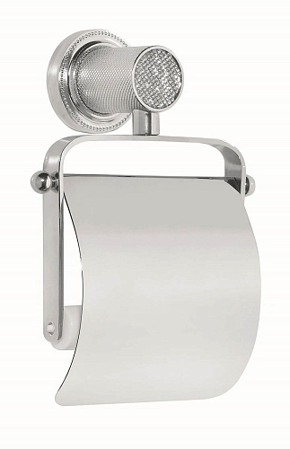 Boheme 10921-CR Royal Crystal Crome Держатель для туалетной бумаги с крышкой, хром купить в интернет-магазине Сквирел