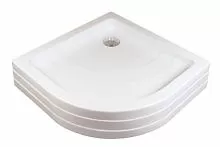Ravak A207001120 Душевой поддон Kaskada Ronda-90 PU, 90х90 см, белый