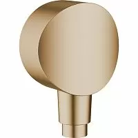 Hansgrohe 26453140 Fixfit S Шланговое подсоединение, шлифованная бронза