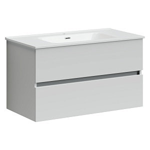 Sancos UR90W Urban Тумба под раковину 89х45 см, подвесная, белый глянец