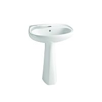 Vitra 9600B003-7650 Normus Раковина с пьедесталом, 55х42 см, белая