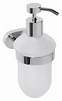 Bemeta 118409011 Oval Дозатор для жидкого мыла 7.5 см, настенный, хром купить  в интернет-магазине Сквирел