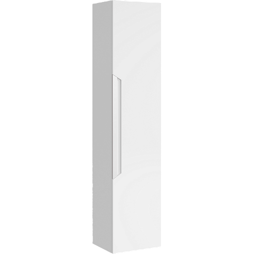 Aqwella CUB0503W Cube Шкаф-пенал подвесной 30х133 см, белый купить  в интернет-магазине Сквирел