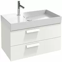 Jacob Delafon EB1302-G1C Rythmik Тумба под раковину 79,5х36 см, белый блестящий лак купить  в интернет-магазине Сквирел