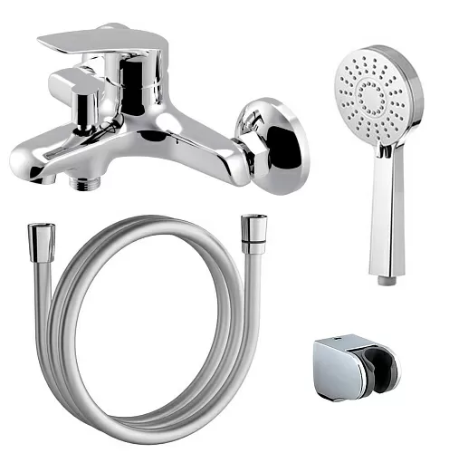 Azario AZ-WKE238040C Tavira Смеситель для ванны с душем, хром