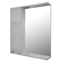 Loranto CS00086983 Florena Зеркальный шкаф 60х60 см, серый матовый купить  в интернет-магазине Сквирел