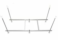 Azario AV.0020160K Laura Сборный каркас для ванны, 160 см, белый