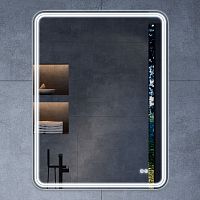 Vincea VLM-3MA600-2 Зеркало LED-подстветка, 60х80 см, c сенсорным выключателем и диммером, антизапотевание