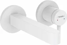 Hansgrohe 76051700 Finoris Смеситель для раковины, встраиваемый, белый