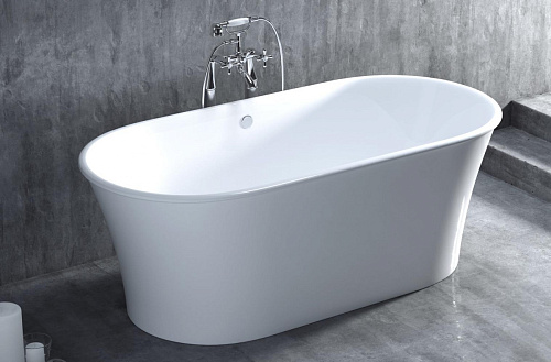 Salini 100321M ZOE Отдельностоящая ванна 178х83 см, материал S-Stone - матовая снято с производства