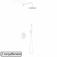 Excellent AREX.SET.1245WH Pi White Душевая система, белая
