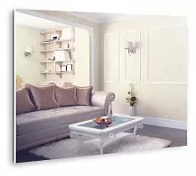 Azario LED-00002256 Алмина Зеркало подвесное, с подсветкой, 80х60 см, белое купить  в интернет-магазине Сквирел