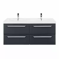 Cezares ECO-1200-4C-SO-2-GR-P Eco Тумба под раковину, графит купить  в интернет-магазине Сквирел