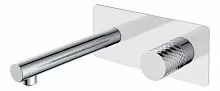 Boheme 125-WCR Stick Diamond Смеситель для раковины, встроенный, белый/хром
