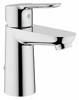 Grohe 23329000 BauEdge Смеситель для раковины, с цепочкой, хром