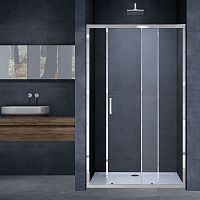 Vincea VDS-3AL120CL Alpha Душевая дверь 120х190 см, профиль хром/стекло прозрачное