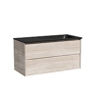 Sancos MR2.0100REG Marmi 2.0 Тумба под раковину 99.5х44.5 см, подвесная, правая, дуб галифакс натуральный