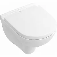 Villeroy & Boch 5688H101 O.Novo Комбинированная система (унитаз подвесной 36х49 см + крышка микролифт), альпийский белый (White Alpin)