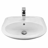 Santek 1WH110460 Бриз Раковина на пьедестал 55х46 см, белая