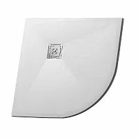 RGW 16153099-01 Stone Tray ST/R-W Душевой поддон полукруглый, белый