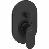 Hansgrohe 72449670 Rebris S Смеситель для ванны (внешняя часть), матовый черный