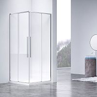 Vincea VSS-4SN9010CL Slim-N Душевой уголок 100х90 см, профиль хром/стекло прозрачное