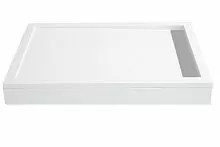 Aquanet НФ-00014627 Stone Lite Душевой поддон, 120х80 см, белый
