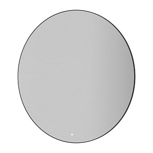 Зеркало круглое с LED подсветкой сенсор антипар 120х120 см Boheme 545-120-GM рама gun metal