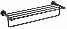 Полочка для полотенец Timo Saona Black 13058/03 купить  в интернет-магазине Сквирел