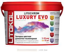 Litokol LITOCHROM1-6 LUXURY EVO LEE.200 (2кг) Белый, затирка цементная