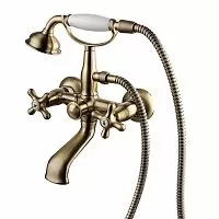 Lemark LM2812B Vintage Смеситель для ванны, бронза
