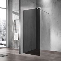 Vincea VSW-1H80CG Walk-In Душевая перегородка 80х200 см, профиль хром/стекло тонированное