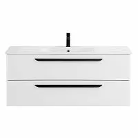 Cezares ECO-CER-1200-2C-SO-BO Eco Тумба под раковину, белый купить  в интернет-магазине Сквирел