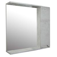 Loranto CS00086987 Florena Зеркальный шкаф 60х80 см, серый матовый