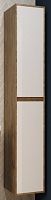 Эстет ФР-00010689 Monaco Wood Шкаф-пенал 35х175 см L, подвесной, белый/дуб рустикальный