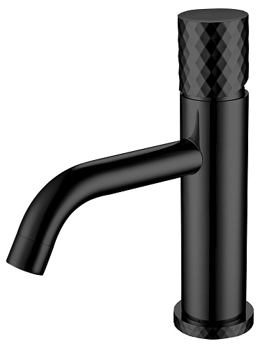 Boheme 121-BB Stick Diamond Смеситель для умывальника, черный матовый