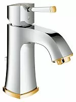 Grohe 23303IG0 Grandera Смеситель для раковины, сливной гарнитур, хром/золото